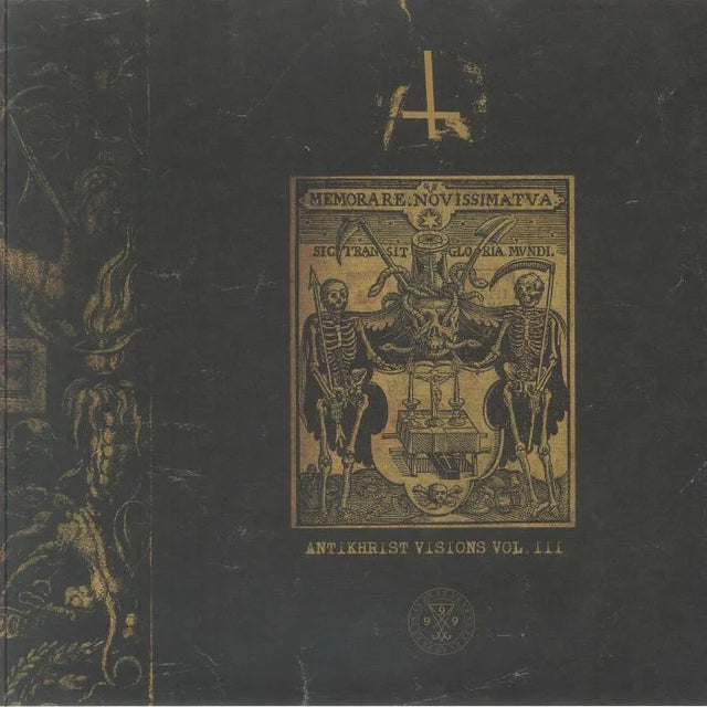 Various Artists – Antikhrist Visions Vol III, 12" vinyl cover (Industrias Mekanikas, INDMEK 009)