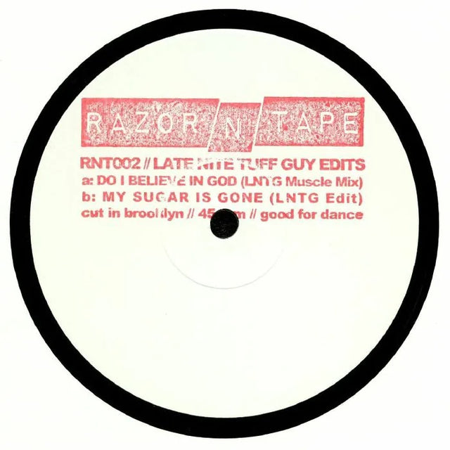 Late Nite Tuff Guy – Late Nite Tuff Guy Edits, 12" vinyl cover (Razor-N-Tape, RNT 002)