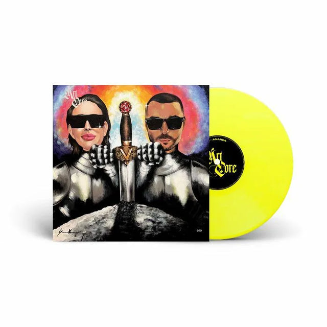 Joseph Capriati & Indira Paganotto – Mantra EP, 12" vinyl cover (Artcore, ARTCOREWAX010)
