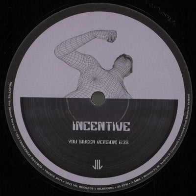 Incentive – You, 12" vinyl cover (VIL Records, VILREC003)